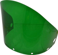 North - Scratch Resistant Green Propionate Welding Window - 9-3/4" High x 19" Wide x 0.06" Thick, Shade 3 - Industrial Tool & Supply