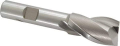 Hertel - 3/4", 1-5/16" LOC, 1/2" Shank Diam, 3-5/16" OAL, 2 Flute, Cobalt Square End Mill - Single End, Uncoated, Spiral Flute, 30° Helix, Centercutting, Right Hand Cut, Right Hand Flute - Industrial Tool & Supply