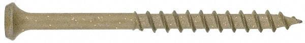 Value Collection - #12 Bugle Head, Square Drive Steel Deck Screw - 3-1/2" OAL - Industrial Tool & Supply
