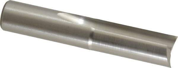 Onsrud - 1/2" Diam, 1/2" Shank Diam, 1-1/4" Length of Cut, 2 Flute Double Edge Straight Router Bit - 2-3/4" Overall Length, Right Hand Cut, High Speed Steel - Industrial Tool & Supply