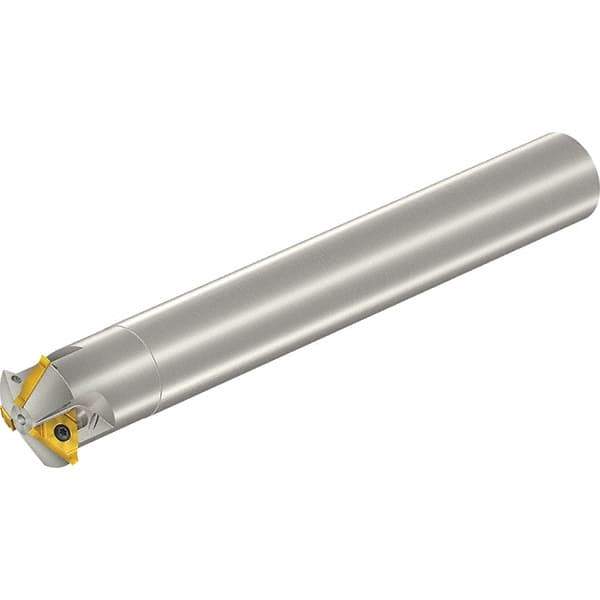 Vargus - 26mm Cut Diam, 105mm Max Hole Depth, 20mm Shank Diam, Internal/External Indexable Thread Mill - Insert Style 2UI, 1/4" Insert Size, 3 Inserts, Toolholder Style TM SC C, 186mm OAL - Industrial Tool & Supply