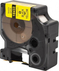 Dymo - 216" Long, Yellow Vinyl Tape - For RHINO 4200, RHINO 5000, 5200, 6000, 6500 - Industrial Tool & Supply