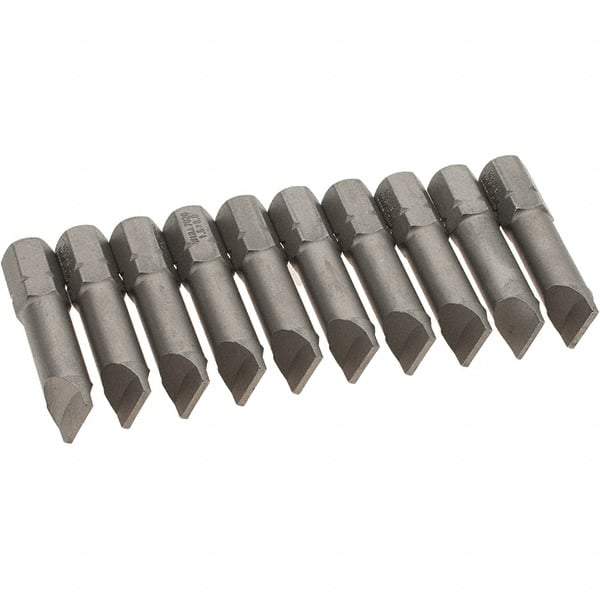 Wiha - Slotted Screwdriver Bits Reversible: NonReversible Blade Width (Inch): 5/16 - Industrial Tool & Supply