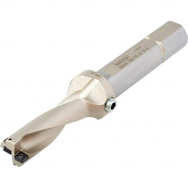 Iscar - 3.94" Max Drill Depth, 3xD, 1-5/16" Diam, Indexable Insert Drill - 2 Inserts, 1-1/4" Shank Diam, Straight Shank - Industrial Tool & Supply