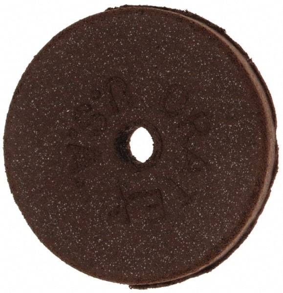 Cratex - 7/8" Diam x 1/8" Hole x 1/8" Thick, Surface Grinding Wheel - Fine Grade, No Recess - Industrial Tool & Supply