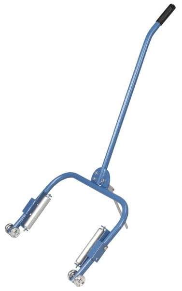 OTC - 4 Wheel, 300 Lb Capacity, Single Unit Dolly with Handle - 3-1/2" Casters, 24 to 36" Steel Wheels - Industrial Tool & Supply