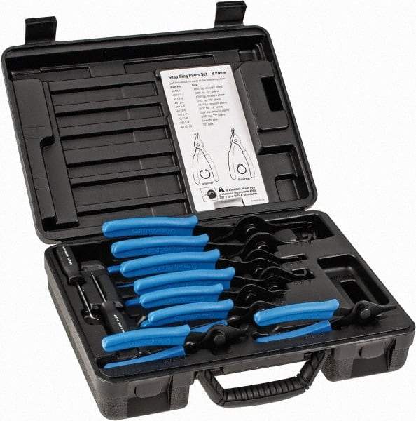 OTC - 10 Piece, Internal/External Snap Ring Pliers Set - For Use with All Vehicles - Industrial Tool & Supply