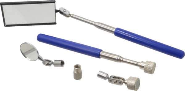 Value Collection - 6 Piece, Mirror & Magnet Set - For Use with Accessing Tight Areas - Industrial Tool & Supply