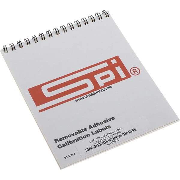 SPI - Inspection Label - Legend: Rejected, English, Red & White, 2" Long x 1/2" High, No Coating - Industrial Tool & Supply