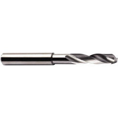 Seco - 1/4" 140° Spiral Flute Solid Carbide Screw Machine Drill Bit - Industrial Tool & Supply