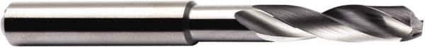 Seco - 6.9mm 140° Spiral Flute Solid Carbide Screw Machine Drill Bit - Multilayer TiAlN Finish, Right Hand Cut, 1.338" Flute Length, 3.11" OAL, Through Coolant - Industrial Tool & Supply
