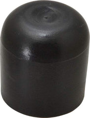 NPS - Black Replacement Glides - For Folding Chairs with 7/8" Tubular Steel - Industrial Tool & Supply