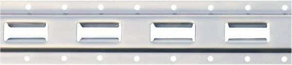 Erickson Manufacturing - Steel Vertical E-Track - 4" Long, Galvanized Finish, 6,000 Lb Capacity - Industrial Tool & Supply