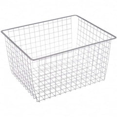 Marlin Steel Wire Products - Baskets Shape: Rectangular Material Family: Metal - Industrial Tool & Supply