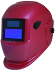 #41260 - Solar Powered Welding Helmet - Red - Replacement Lens: 3.85" x 1.70" Part # 41261 - Industrial Tool & Supply