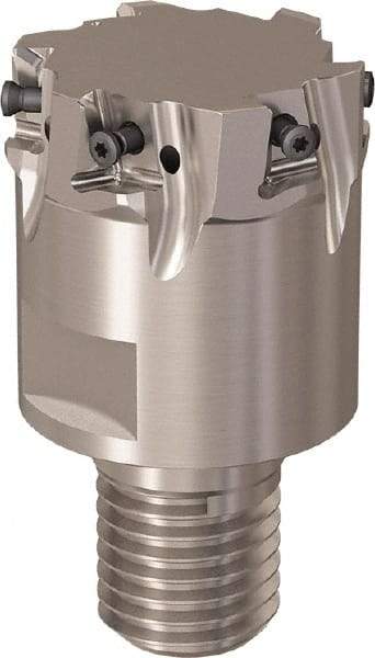 Seco - 40mm Cut Diam, 8mm Max Depth of Cut, 40mm OAL, Indexable Square Shoulder Slot Milling End Mill - M20 Modular Connection, 90° Lead Angle, Through Coolant, Series R217.94 - Industrial Tool & Supply