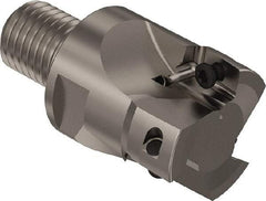 Seco - 40mm Cut Diam, 17mm Max Depth of Cut, 45mm OAL, Indexable Square Shoulder Slot Milling End Mill - M20 Modular Connection, 90° Lead Angle, Through Coolant, Series R217.69 - Industrial Tool & Supply