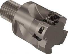 Seco - 40mm Cut Diam, 11mm Max Depth of Cut, 40mm OAL, Indexable Square Shoulder Slot Milling End Mill - M20 Modular Connection, 90° Lead Angle, Through Coolant, Series R217.69 - Industrial Tool & Supply