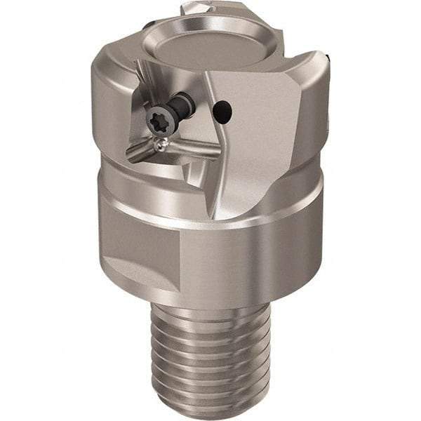 Seco - 40mm Cut Diam, 12mm Max Depth of Cut, 40mm OAL, Indexable Square Shoulder Slot Milling End Mill - M20 Modular Connection, 90° Lead Angle, Through Coolant, Series R217.94 - Industrial Tool & Supply