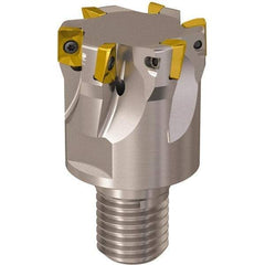 Seco - 40mm Cut Diam, 9mm Max Depth of Cut, 40mm OAL, Indexable Square Shoulder Slot Milling End Mill - M20 Modular Connection, 90° Lead Angle, Through Coolant, Series R217.69 - Industrial Tool & Supply