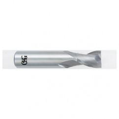 7/16 Dia. x 2-1/2 Overall Length 2-Flute Square End Solid Carbide SE End Mill-Round Shank-Center Cutting-Uncoated - Industrial Tool & Supply