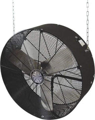 TPI - 36" Blade, Direct Drive, 1/3 hp, 6,500 & 5,400 CFM, Suspension Blower Fan - 5.6 Amps, 120 Volts, 2 Speed, Single Phase - Industrial Tool & Supply