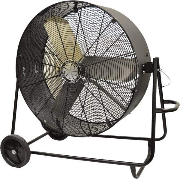 TPI - 42" Blade, Direct Drive, 1/2 hp, 9,000 CFM, Floor Style Blower Fan - 6 Amps, 120 Volts, 1 Speed, Single Phase - Industrial Tool & Supply