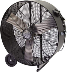 TPI - 42" Blade, Direct Drive, 1/2 hp, 9,000 CFM, Floor Style Blower Fan - 6 Amps, 120 Volts, 1 Speed, Single Phase - Industrial Tool & Supply