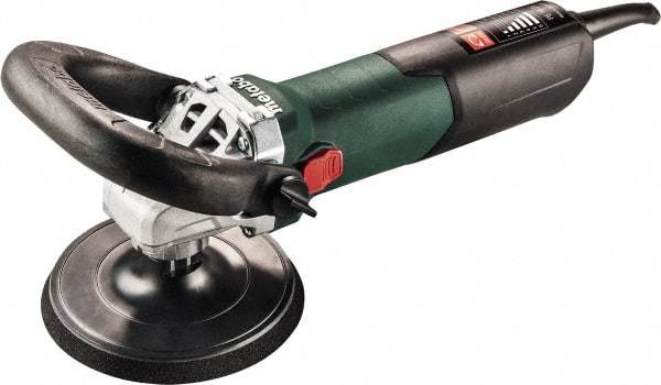 Metabo - 7" Pad Diam, 800 to 3,000 RPM, Handheld Electric Polisher - 5/8-11" Spindle Thread, 13 Amps, 120 Volts - Industrial Tool & Supply