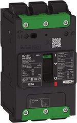 Square D - 90 Amp, 600Y/347 VAC, 3 Pole, Unit Mount B-Frame Circuit Breaker - Thermal-Magnetic Trip, 100 kA at 240 VAC, 65 kA at 480 VAC, 25 kA at 600Y/347 VAC Breaking Capacity, 14-3/0 AWG - Industrial Tool & Supply