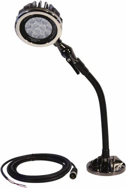 O.C. White - Machine Lights Machine Light Style: Gooseneck Mounting Type: Combined Magnetic and Permanent Screw Down Base - Industrial Tool & Supply