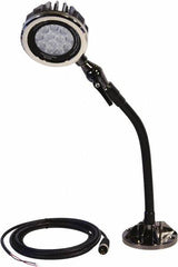 O.C. White - Machine Lights Machine Light Style: Gooseneck Mounting Type: Combined Magnetic and Permanent Screw Down Base - Industrial Tool & Supply