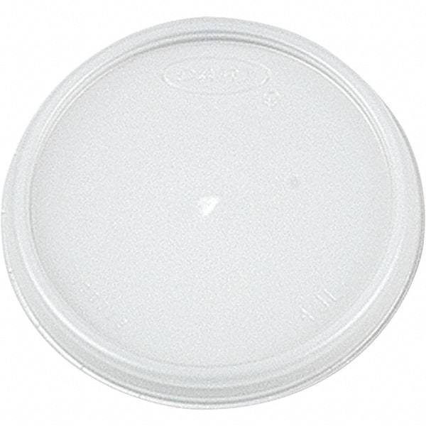 DART - Plastic Lids, 4 oz Cups - Translucent - Industrial Tool & Supply