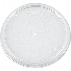 DART - Plastic Lids, 4 oz Cups - Translucent - Industrial Tool & Supply