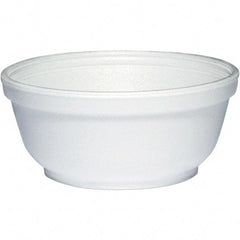 DART - Foam Dinnerware, Bowl, 8 oz - White - Industrial Tool & Supply
