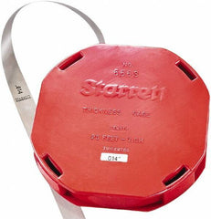 Starrett - Feeler Stock Rolls Thickness (Decimal Inch): 0.0140 Overall Length (Meters): 7.60 - Industrial Tool & Supply