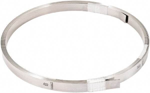 Starrett - Feeler Stock Rolls Thickness (Decimal Inch): 0.0220 Overall Length (Meters): 7.60 - Industrial Tool & Supply
