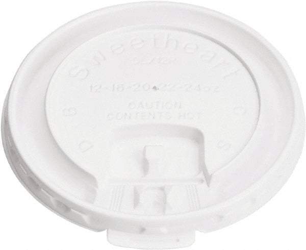 Solo - Cup Lids for 10 oz Cups - White - Industrial Tool & Supply