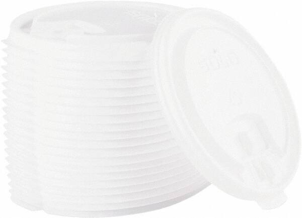 Solo - Cup Lids for 16 oz Cups - White - Industrial Tool & Supply