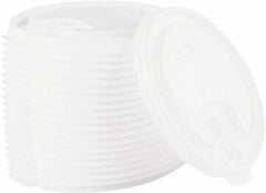 Solo - Cup Lids for 16 oz Cups - White - Industrial Tool & Supply