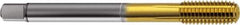 Guhring - M33x3.50 Metric 6HX D16/D17 Thread Limit Semi-Bottoming Thread Forming Tap - Cobalt, TiN Finish, 180mm OAL, Right Hand Thread, Series 923 - Industrial Tool & Supply