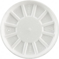 DART - Foam Lids, Fits 6-32 oz Cups - White - Industrial Tool & Supply
