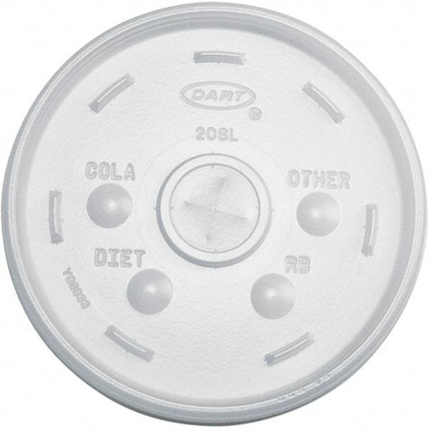 DART - Cold Cup Lids, 32 oz Cups - Translucent - Industrial Tool & Supply