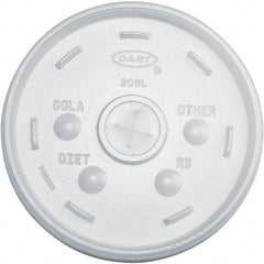 DART - Cold Cup Lids, 32 oz Cups - Translucent - Industrial Tool & Supply