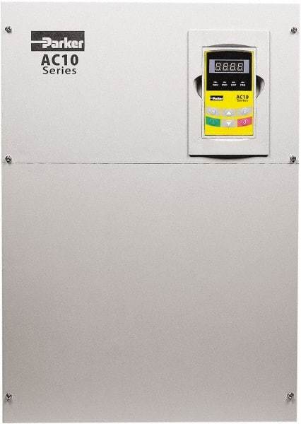 Parker - Three Phase, 460 Volt, 125 hp, Variable Frequency Drive - 16.14" Wide x 11.81" Deep x 24" High, IP20 - Industrial Tool & Supply