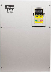 Parker - Three Phase, 460 Volt, 125 hp, Variable Frequency Drive - 16.14" Wide x 11.81" Deep x 24" High, IP20 - Industrial Tool & Supply