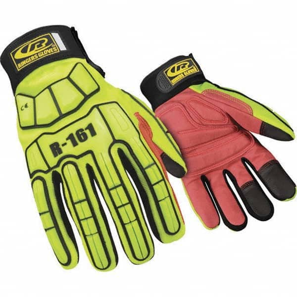 Ringers Gloves - Size 2XL (12) Spandex High Visibility Work Gloves - Industrial Tool & Supply