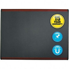 Quartet - 36" High x 48" Wide Magnetic Fabric Board - Steel/Fabric, Includes Mounting Kit - Industrial Tool & Supply