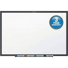 Quartet - 48" High x 72" Wide Dry Erase - Melamine, Includes Dry-Erase Marker & Mounting Hardware - Industrial Tool & Supply