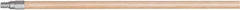 Harper Brush - 60 x 15/16" Wood Squeegee Handle - Threaded Connection, Tan - Industrial Tool & Supply